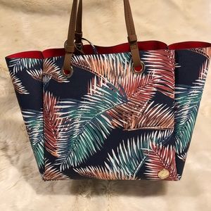 Vince Camuto bag with tropical print